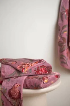 Badhanddoek Secret Garden Mauve 55X100Cm<Pip Studio Outlet