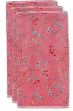 Badhanddoek Set/3 Les Fleurs 55X100 Cm<Pip Studio Online