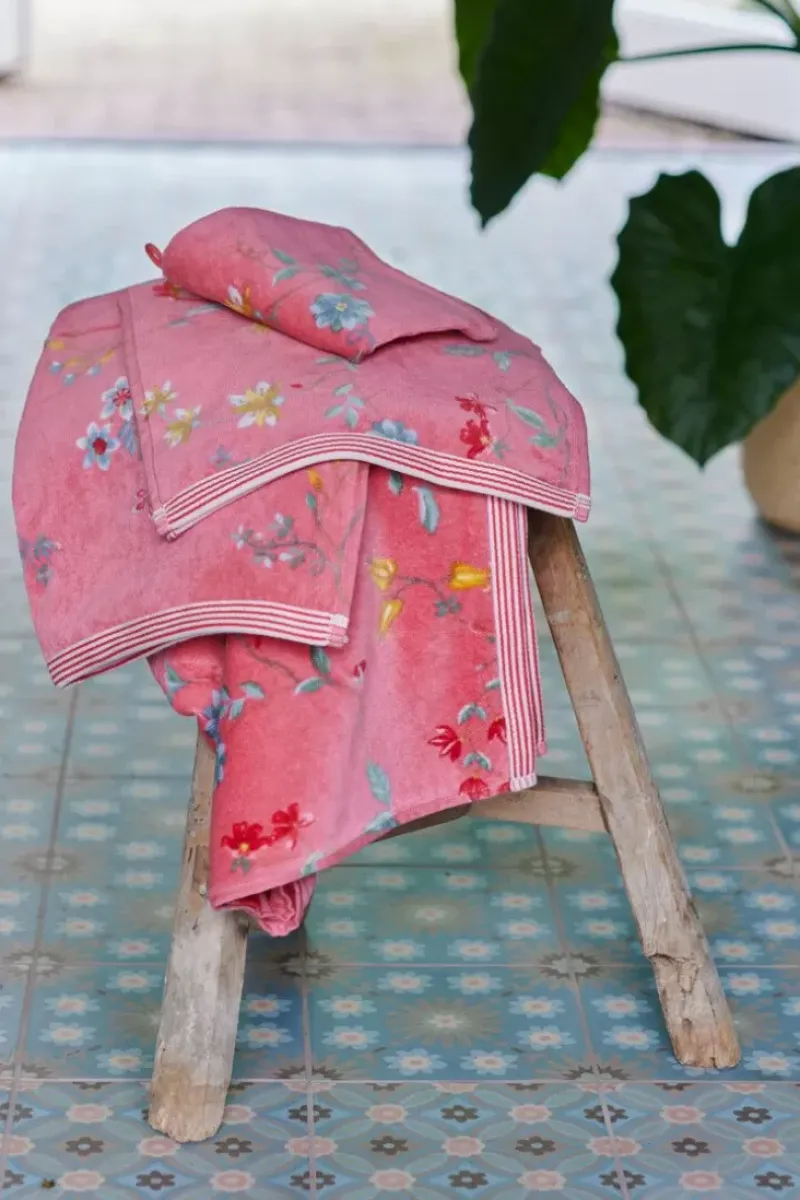 Badhanddoek Set/3 Les Fleurs 55X100 Cm<Pip Studio Online