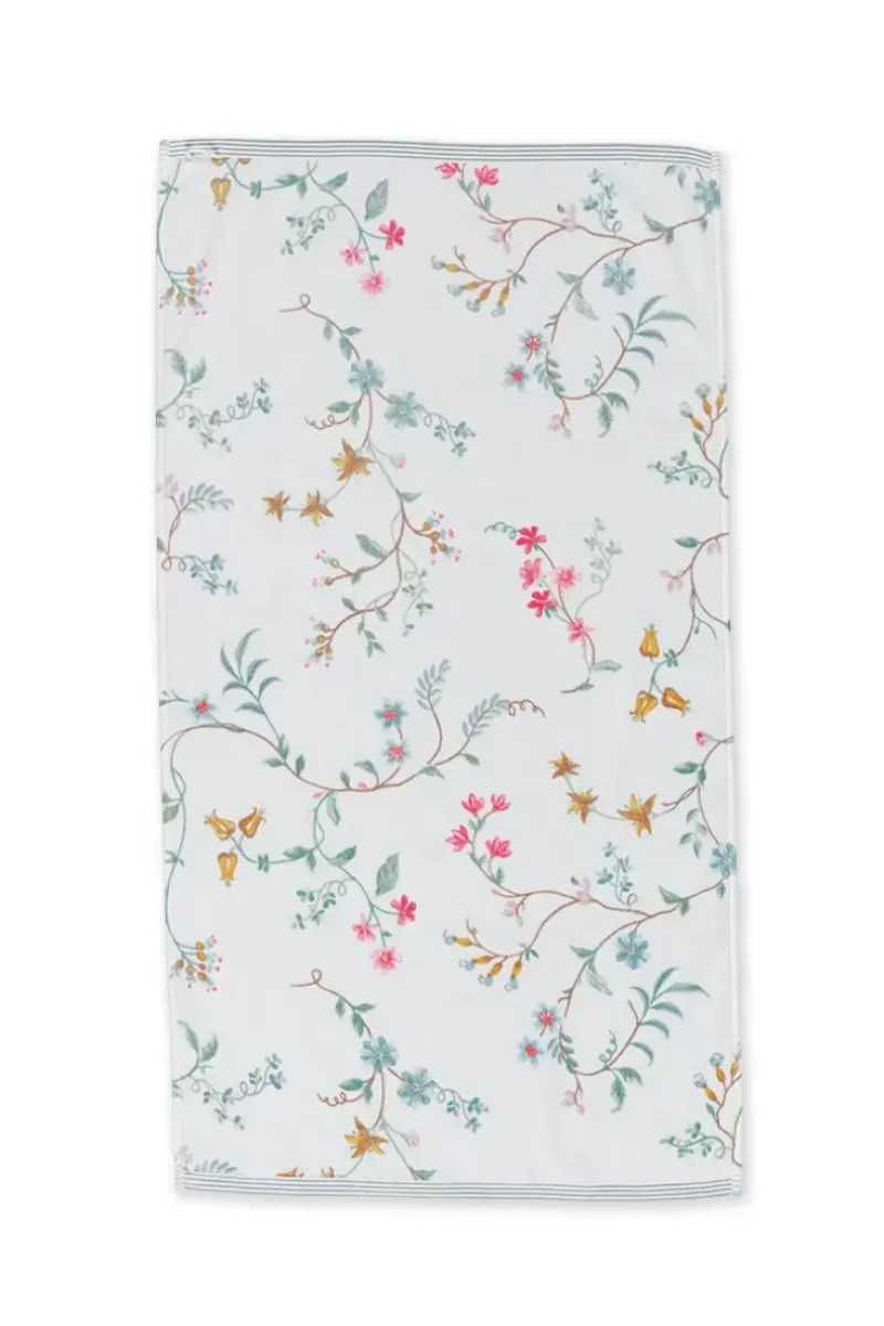 Badhanddoek Set/3 Les Fleurs 55X100 Cm<Pip Studio Clearance
