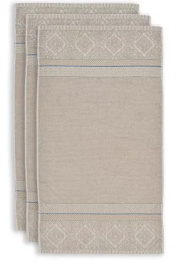 Badhanddoek Set/3 Soft Zellige 55X100 Cm<Pip Studio Best