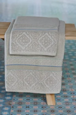 Badhanddoek Set/3 Soft Zellige 55X100 Cm<Pip Studio Best