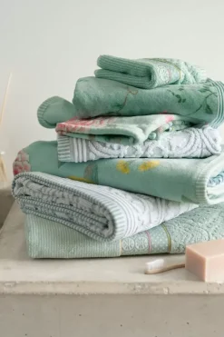 Badhanddoek Set/3 Tile De Pip Licht 55X100 Cm<Pip Studio Sale