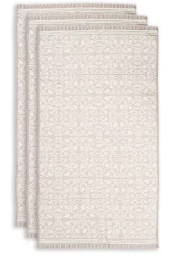 Badhanddoek Set/3 Tile De Pip 55X100 Cm<Pip Studio Clearance