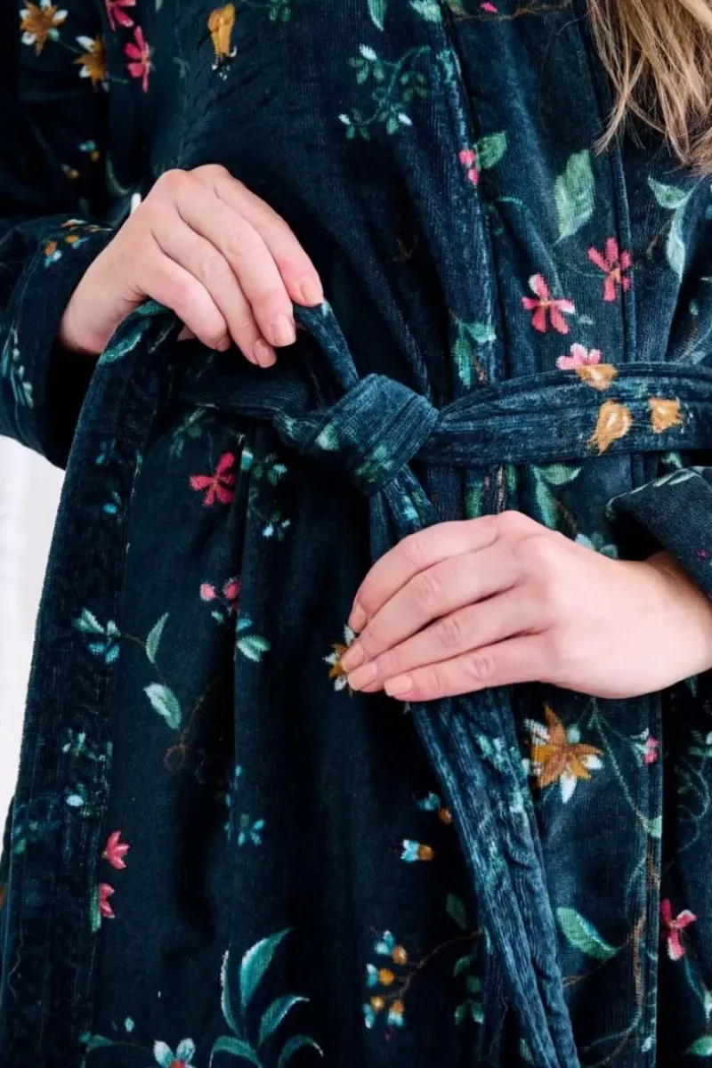 Badjas Les Fleurs Donker<Pip Studio Hot