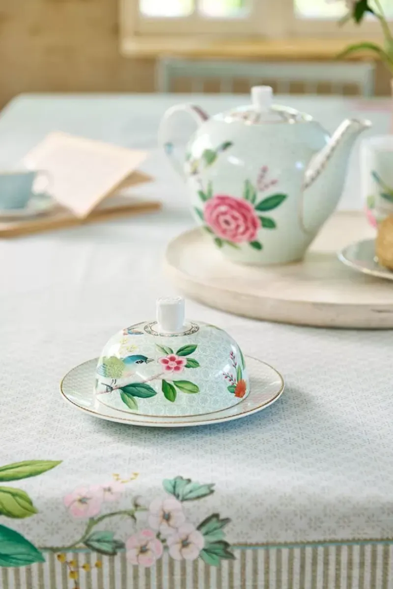 Blushing Birds Botervloot Rond White<Pip Studio Hot