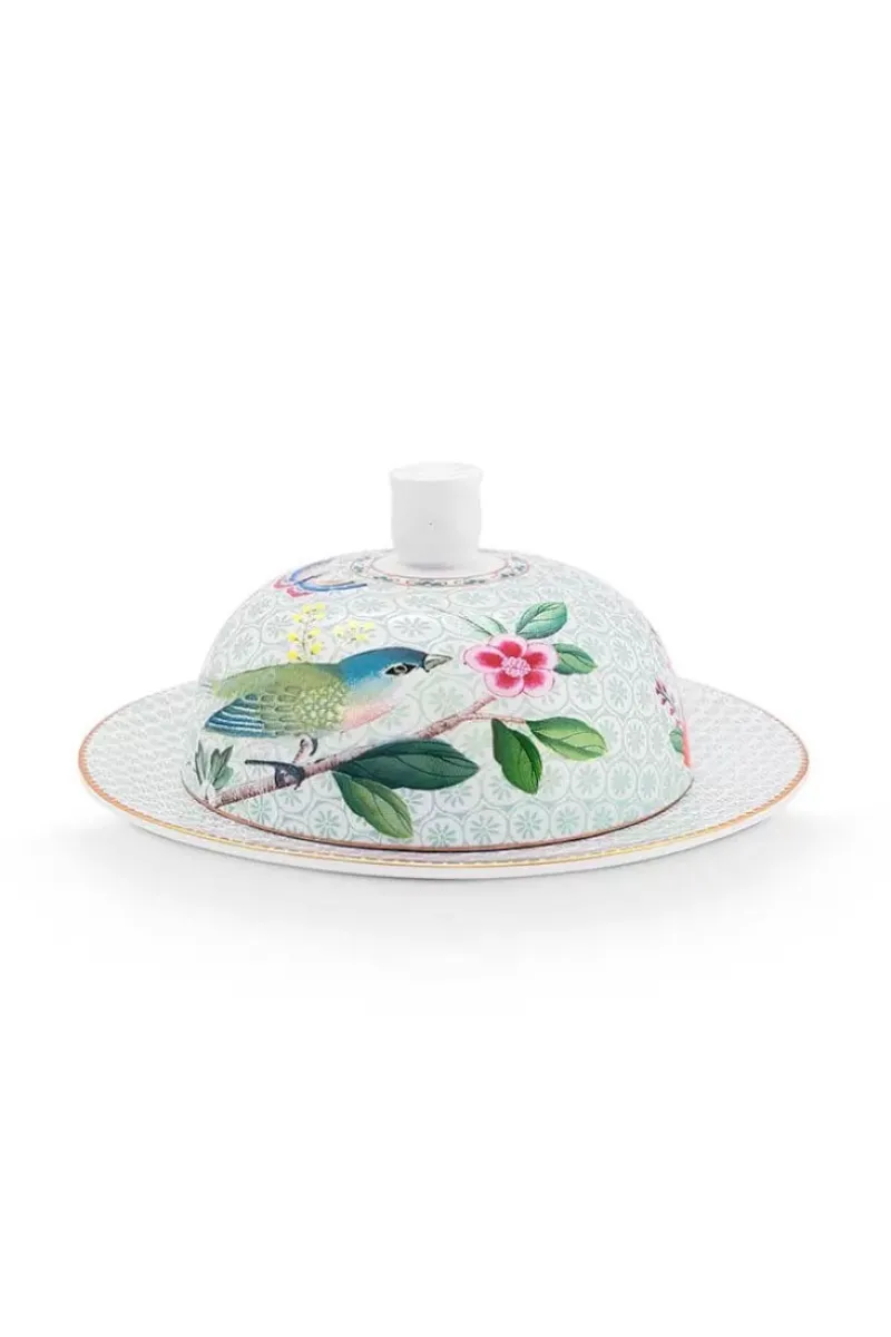 Blushing Birds Botervloot Rond White<Pip Studio Hot