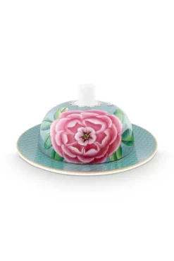Blushing Birds Botervloot Rond Blue<Pip Studio Outlet