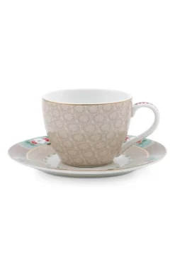 Blushing Birds Espresso Kop & Schotel<Pip Studio Clearance