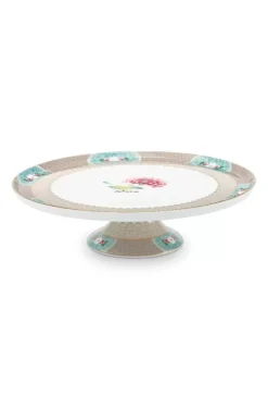 Blushing Birds Taartplateau Groot Khaki<Pip Studio New