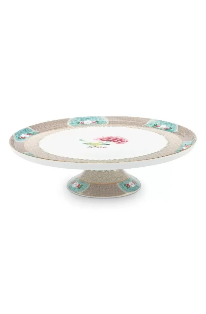 Blushing Birds Taartplateau Groot Khaki<Pip Studio New