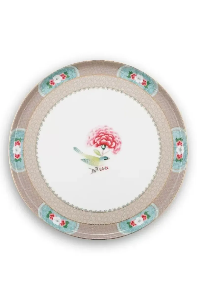 Blushing Birds Taartplateau Groot Khaki<Pip Studio New