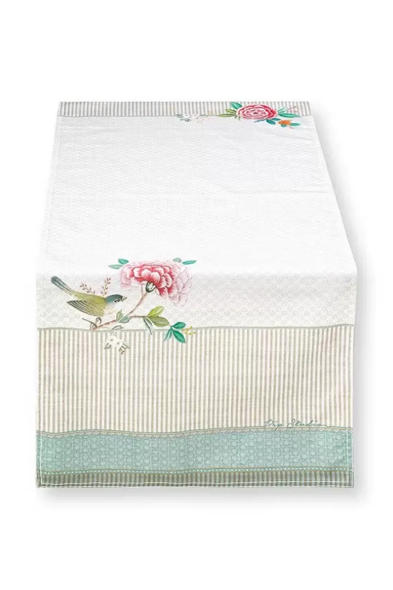 Blushing Birds Tafelloper Khaki<Pip Studio New