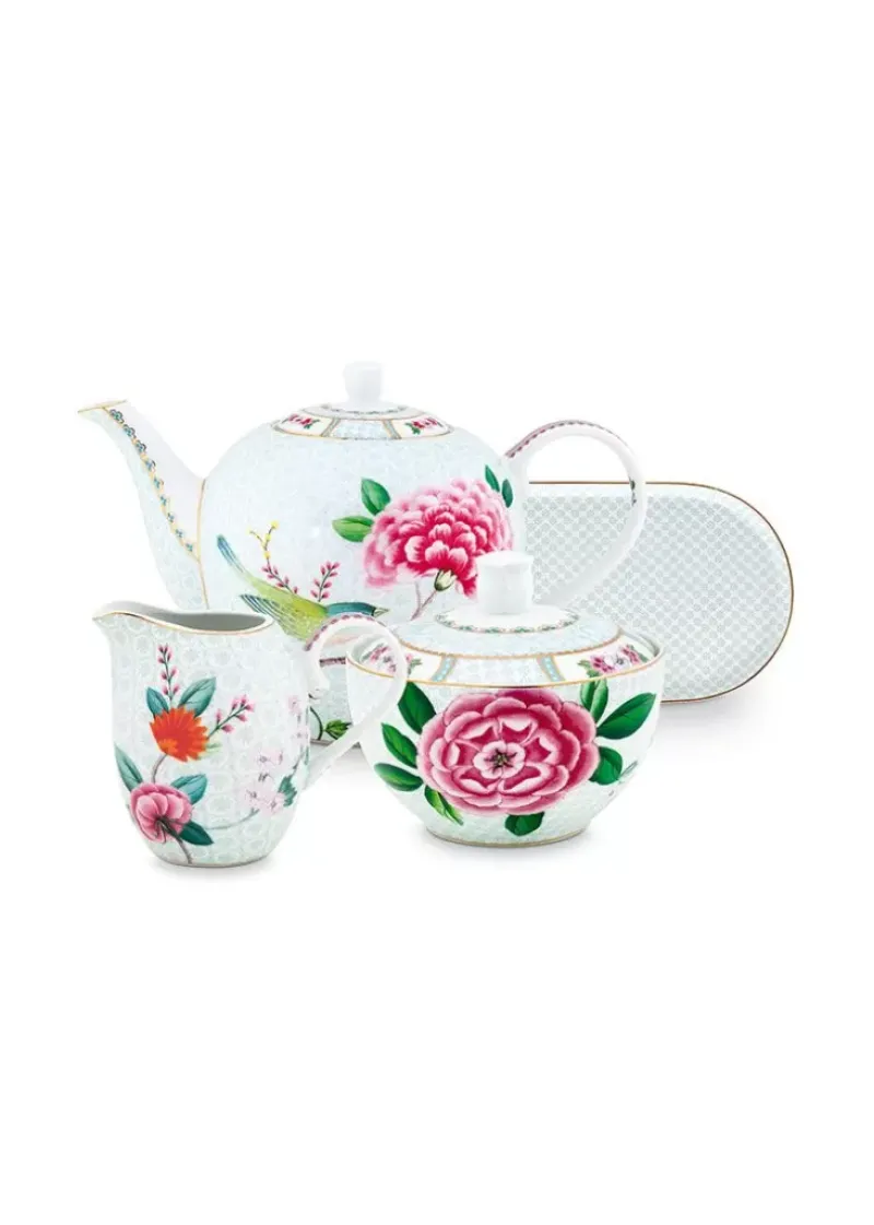 Blushing Birds Thee Set/4 Wit<Pip Studio Hot