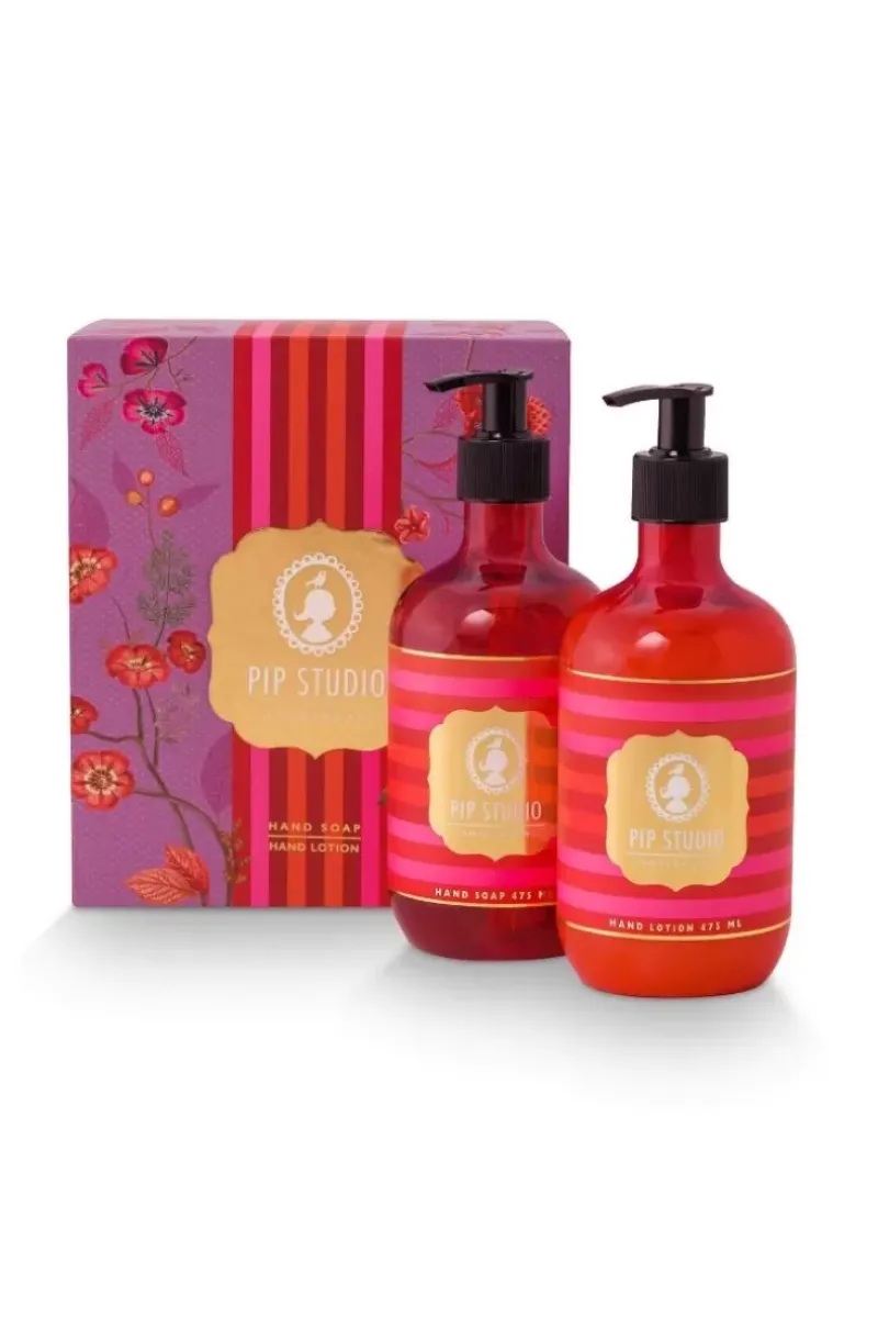 Cadeauset Handzeep & Handlotion Jasmijn Thee Bladeren 475Ml<Pip Studio Sale