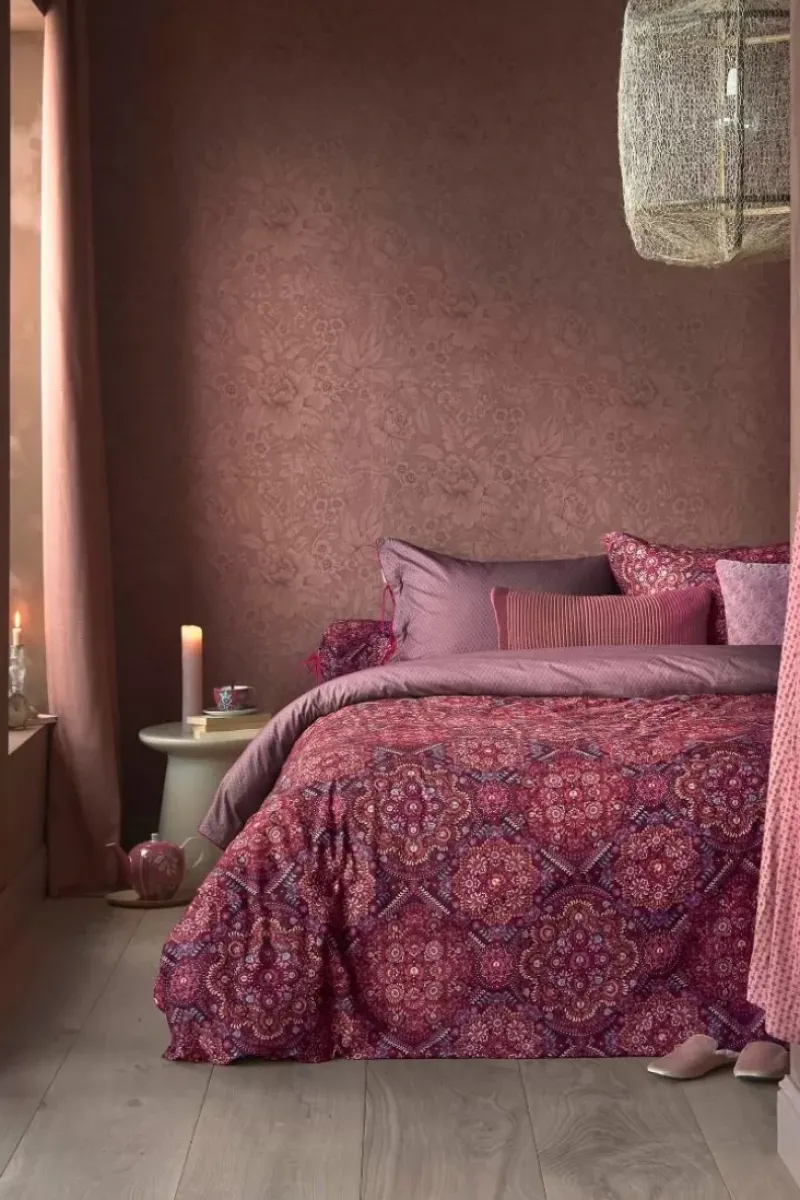 Dekbedovertrek Il Mosaico Donkerrood<Pip Studio