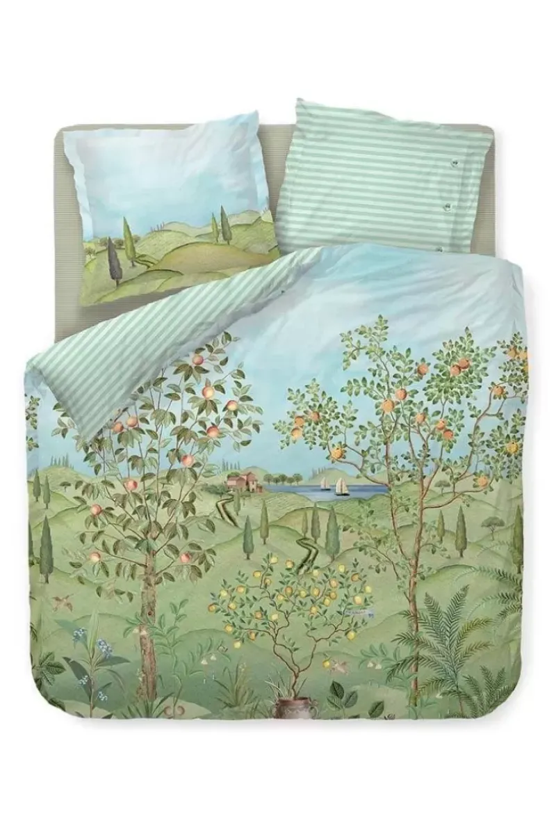 Dekbedovertrek La Campagna Groen<Pip Studio Outlet
