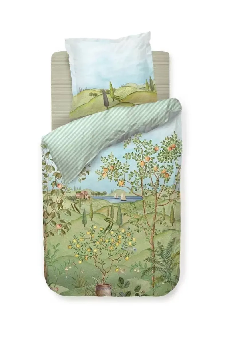 Dekbedovertrek La Campagna Groen<Pip Studio Outlet