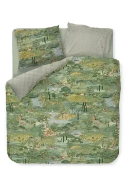 Dekbedovertrek Toscana Groen<Pip Studio New