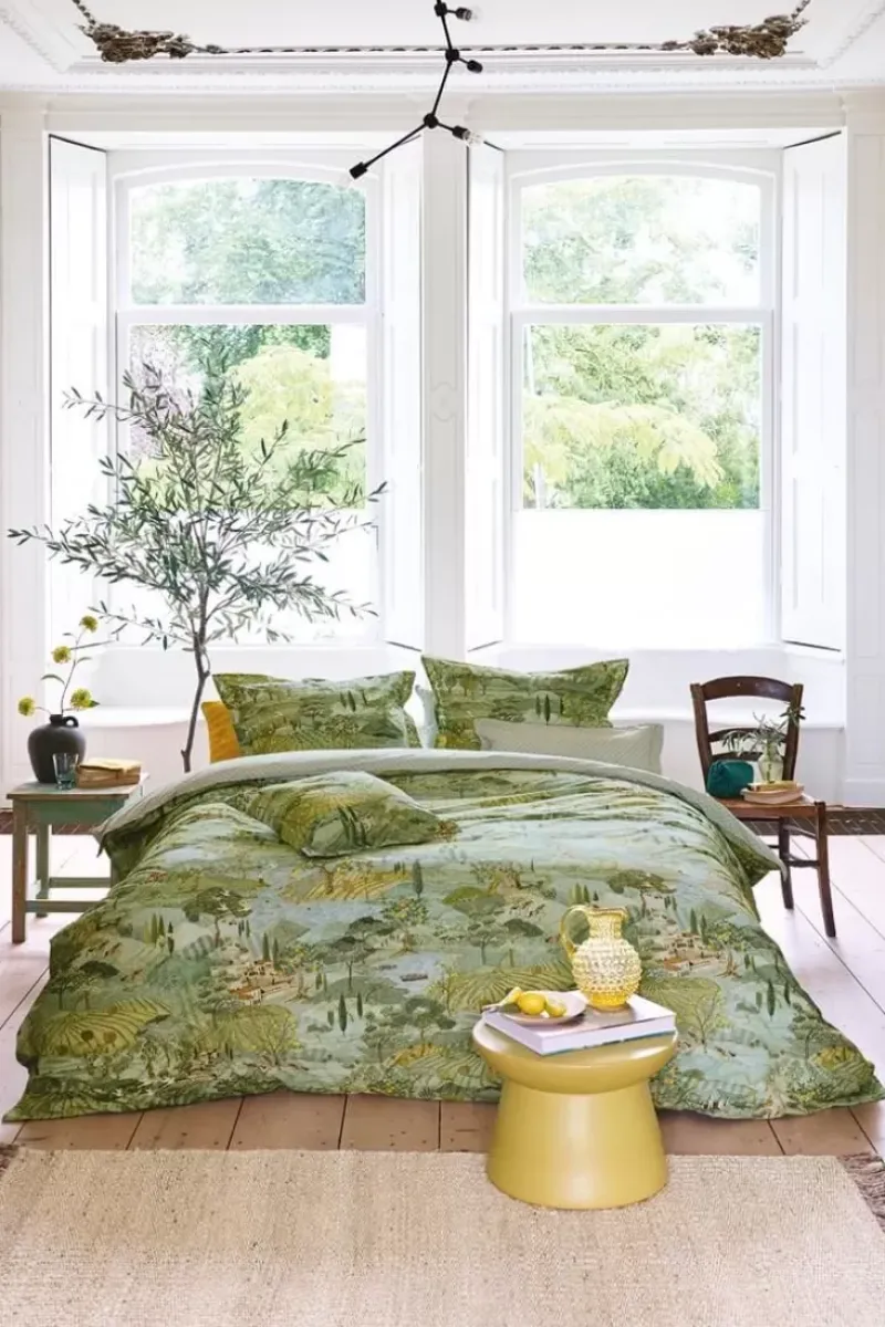 Dekbedovertrek Toscana Groen<Pip Studio New