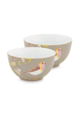 Early Bird Set/2 Kommen 15 Cm<Pip Studio Clearance