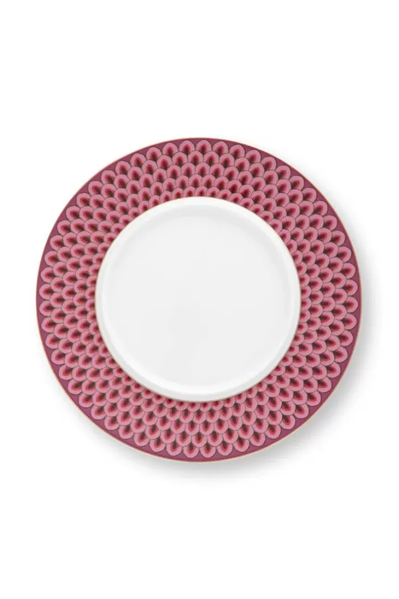 Flower Festival Botervloot Rond Deco Donker<Pip Studio Online