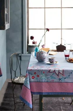 Flower Festival Cappuccino Kop & Schotel Lichtblauw<Pip Studio New