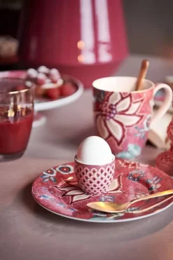 Flower Festival Eierdopje Rood/Donker<Pip Studio Sale