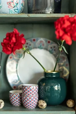 Flower Festival Eierdopje Rood/Licht<Pip Studio Clearance