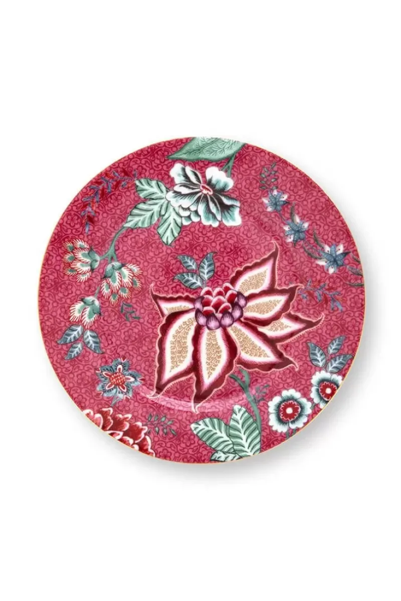 Flower Festival Gebaksbord Donker 17 Cm<Pip Studio Best