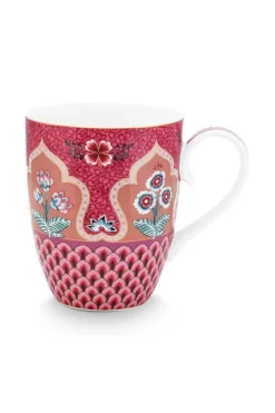 Flower Festival Mok Groot Deco Donker<Pip Studio Discount