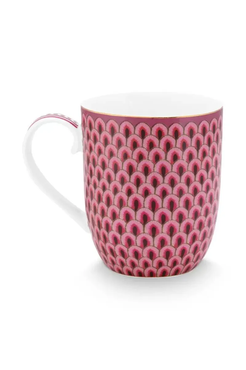 Flower Festival Mok Klein Rood/Donker<Pip Studio New