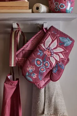 Flower Festival Oven Glove Dark Pink<Pip Studio Clearance