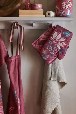 Flower Festival Oven Glove Dark Pink<Pip Studio Clearance