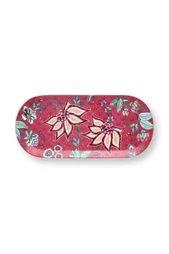 Flower Festival Rechthoekig Taartplateau Donker<Pip Studio Clearance