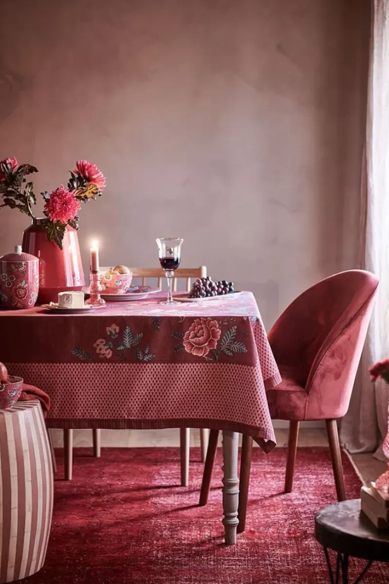 Flower Festival Rechthoekig Taartplateau Donker<Pip Studio Clearance