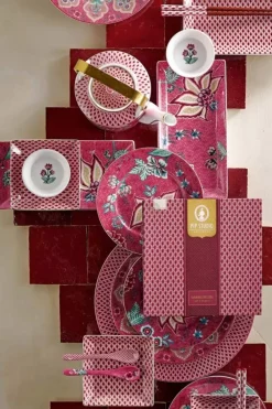 Flower Festival Set/4 Dinerborden Donker 26.5Cm<Pip Studio Clearance