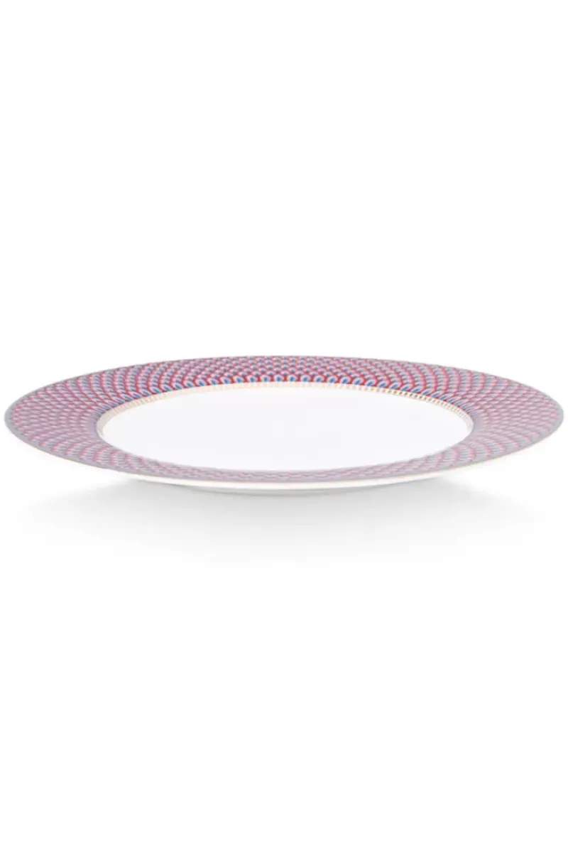 Flower Festival Set/4 Dinerborden Rood/Licht 26.5Cm<Pip Studio Hot