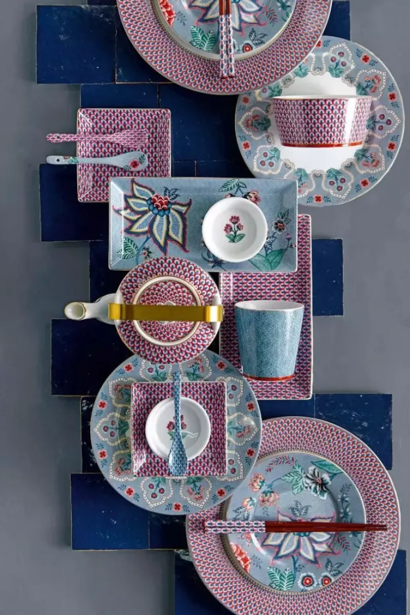 Flower Festival Set/4 Gebaksborden Licht 17Cm<Pip Studio Best
