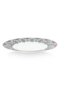 Flower Festival Set/4 Ontbijtborden Licht 21Cm<Pip Studio Best