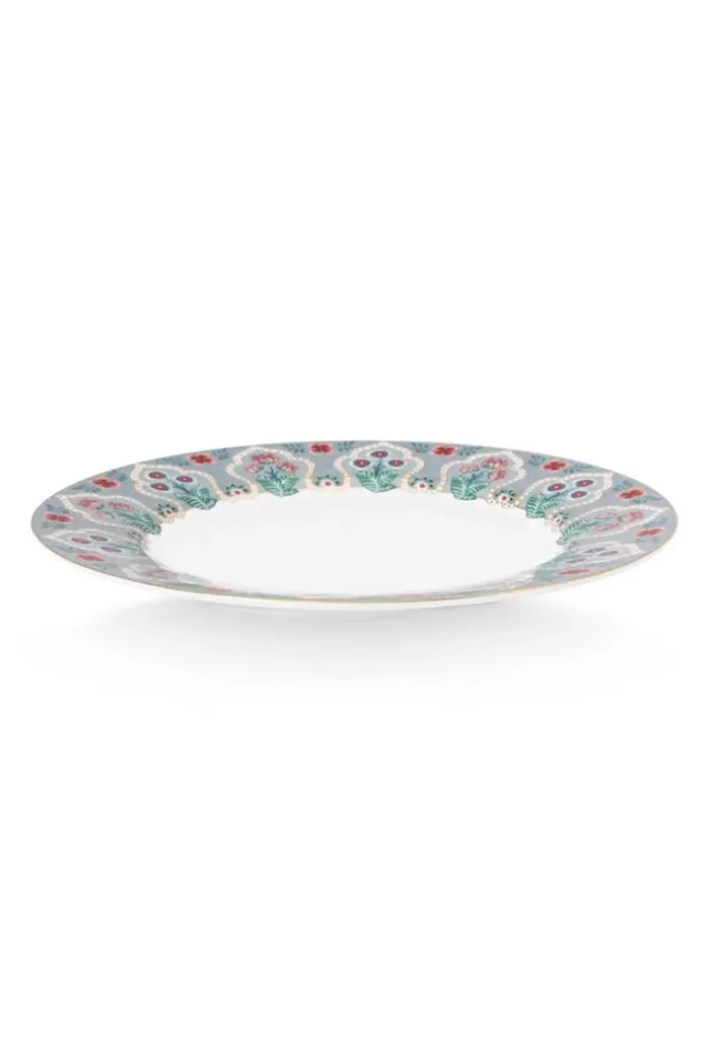 Flower Festival Set/4 Ontbijtborden Licht 21Cm<Pip Studio Best