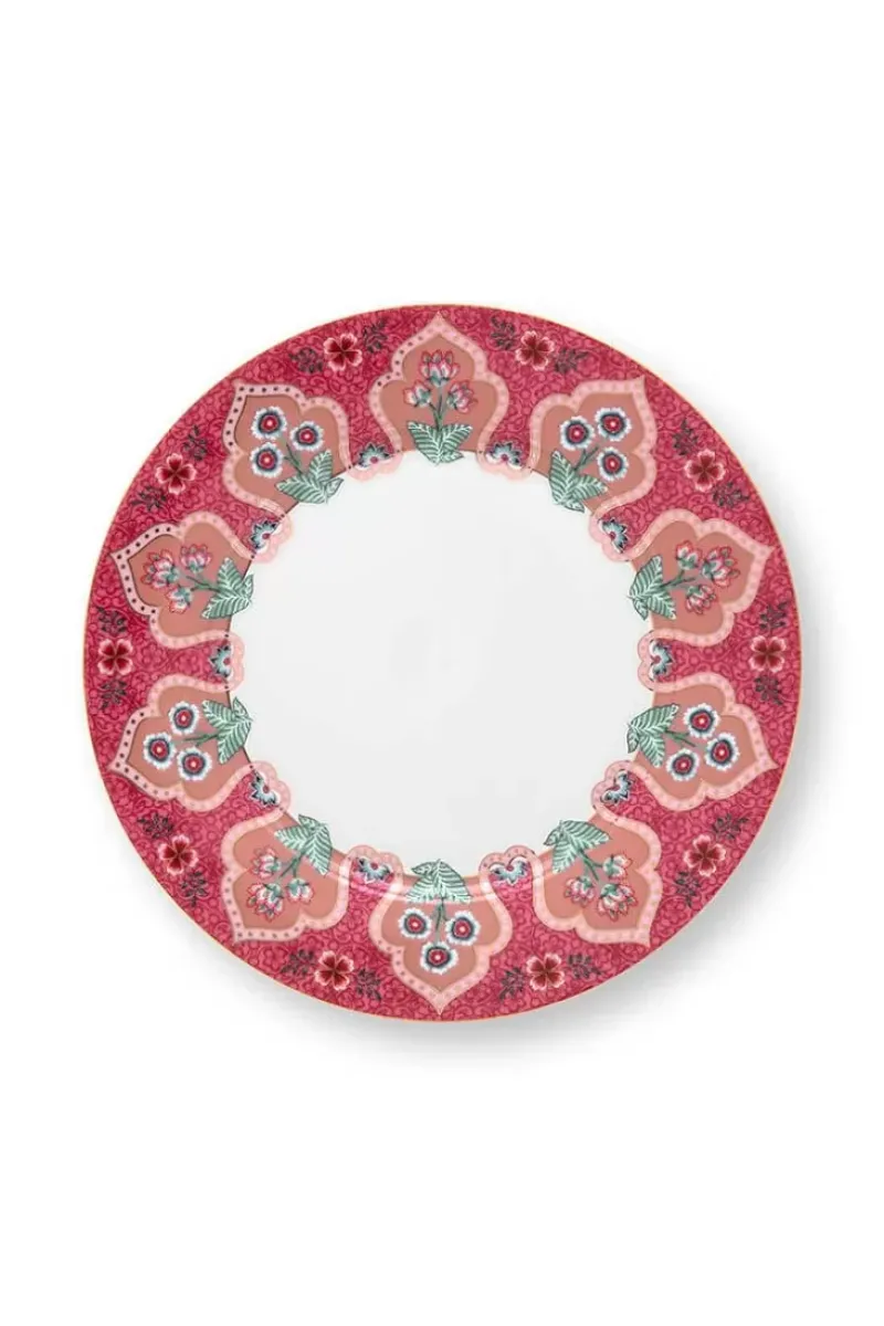 Flower Festival Set/4 Ontbijtborden Donker 21Cm<Pip Studio Best