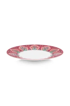 Flower Festival Set/4 Ontbijtborden Donker 21Cm<Pip Studio Best