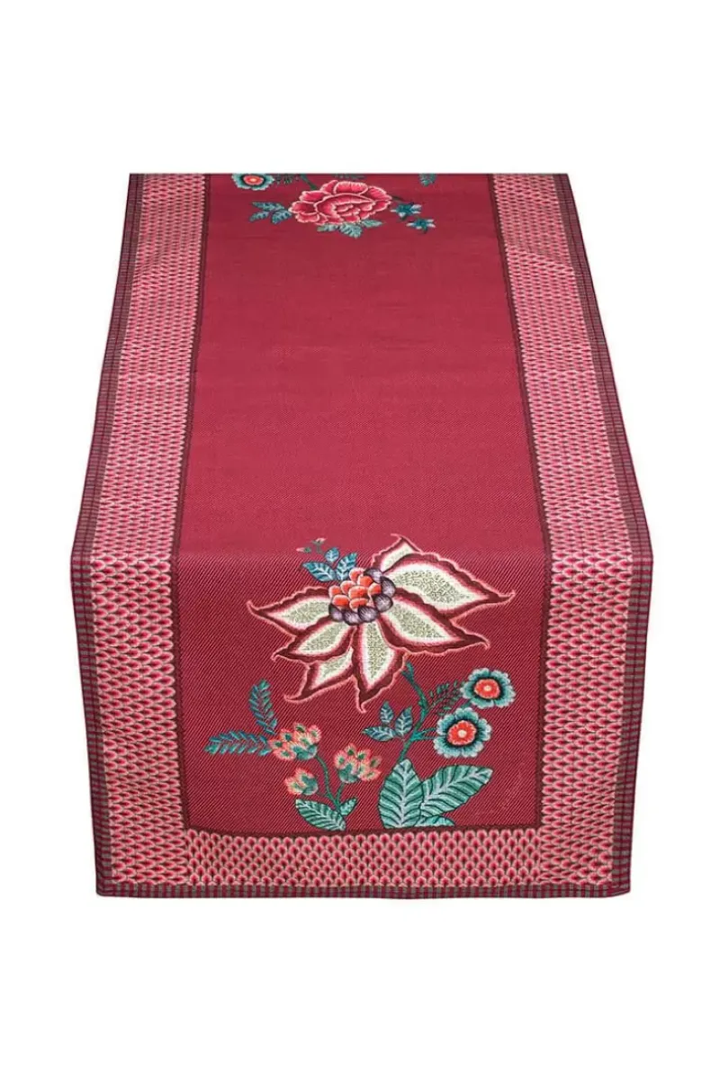 Flower Festival Table Runner Dark Pink<Pip Studio Sale