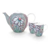 Flower Festival Thee Set/3 Groot Licht<Pip Studio