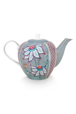 Flower Festival Theepot Groot Licht<Pip Studio Outlet