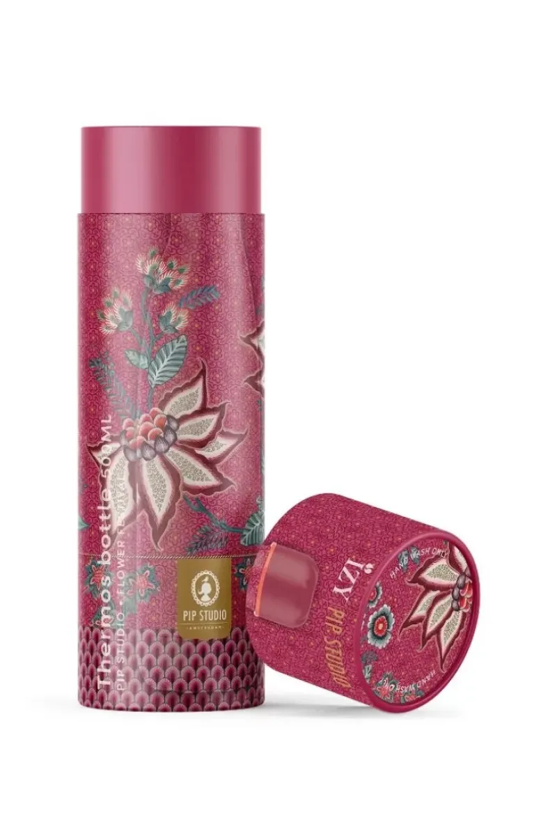 Flower Festival Thermosfles Donker 500Ml<Pip Studio Sale