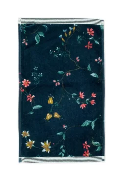 Gastendoek Set/3 Les Fleurs Donker 30X50 Cm<Pip Studio Online