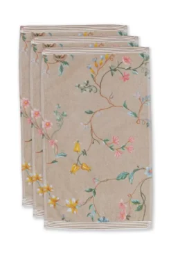 Gastendoek Set/3 Les Fleurs 30X50 Cm<Pip Studio Discount