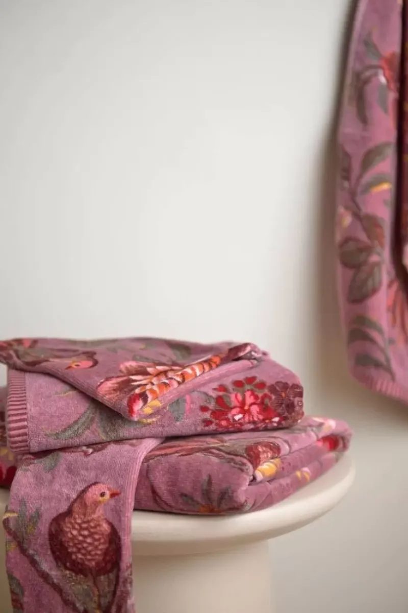 Gastendoek Set/3 Secret Garden Mauve 30X50Cm<Pip Studio Hot